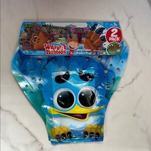 Wave-a-Bubbles Blue Peacock Bird Bubble Glove